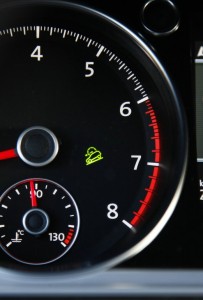 Der Tachometer des Volkswagen Passat Alltrak