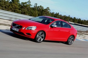 Volvo S60 Polestar in der Farbe Rot