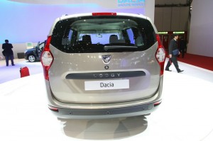 Das Heck des Dacia Lodgy - Genfer Salon 2012