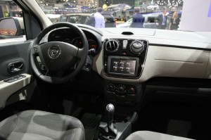 Der Innenraum des neuen Dacia Lodgy