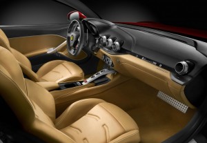Das Interieur des Ferrari F12 Berlinetta