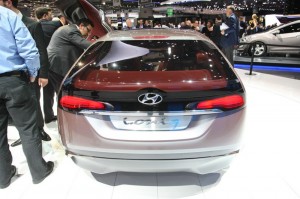 Das Heck des Concept cars Hyundai I-Oniq