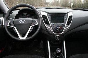 Das Cockpit des neuen Hyundai Veloster