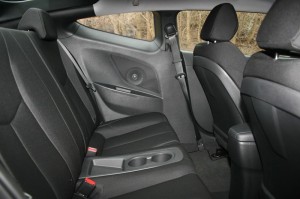 Hyundai Veloster - Hier nehmen die Fondpassagiere Platz
