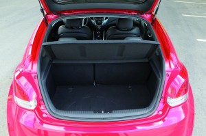 Der Kofferraum des neuen Hyundai Veloster