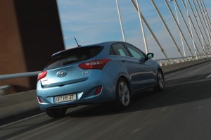 Der neue Hyundai i30 von hinten (Heckansicht)