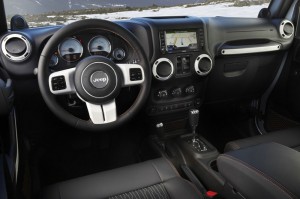 Das Armaturenbrett des Sondermodells Jeep Wrangler Arctic