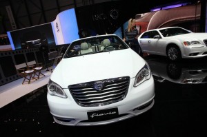 Das Lancia Flavia Cabriolet in der FRontansicht