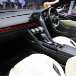 Der Innenraum des Concept Cars Mazda Takeri in Genf