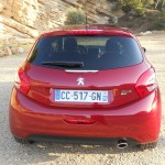 Das Heck des Peugeot 208