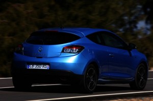 Renault Megane Coupe Modell 2012 in der heckansicht
