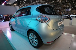 Der Renault Zoe in der Seitenansicht