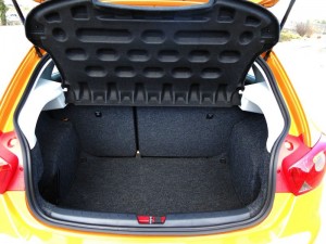 Der Kofferraum des Seat Ibiza 2012