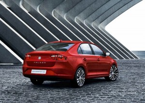 Der Seat Toledo als Concept Car in der Heckansicht