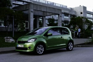 Der neue Skoda-Kleinstwagen Citigo in der Seitenansicht