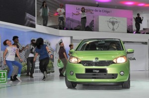 Skoda Citigo mit 5 Türen feiert Weltpremiere auf der Motorshow Genf.