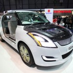 Suzuki präsentiert sein Elektroauto Swift Range Extender in Genf