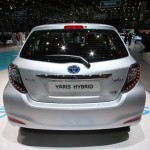 Das Heck des neuen Toyota Yaris Hybrid