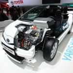 Der Motor des Toyota Yaris Hybrid