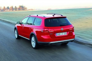 Der Volkswagen Passat Alltrack in der Heckansicht