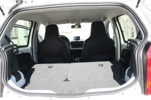 Der Gepäckraum des neuen Volkswagen Up