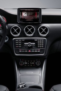 Die Mittelkonsole des Mercedes-Benz A 2012