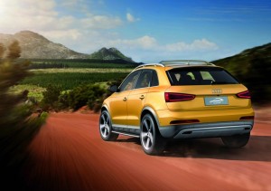 Die Heckansicht des Audi Q3 jinlong yufeng