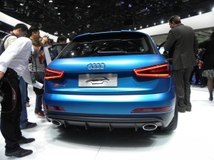 Die Heckansicht der Audi-Studie RS Q3
