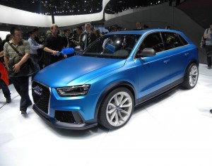 Audi RS Q3 Concept in der Seitenansicht - peking 2012