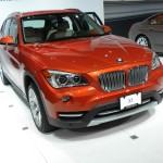BMW X1 in der Frontansicht - auf der Automesse New York