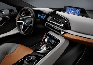 Armaturenbrett des BMW i8 Concept Spyder