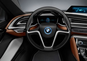 Cockpit des BMW i8 Concept Spyder