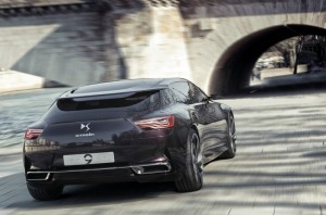 Die Heckansicht des Citroen Concept Car Numéro 9