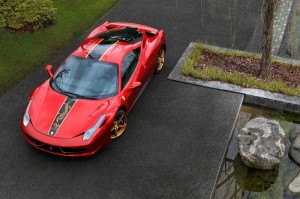 Ferrari 458 Italia Special Edition von der Vogelperspektive