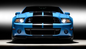 Der Grill des Ford Shelby GT500