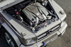 Der V12 Motor des Mercedes-Benz G 63 AMG
