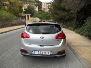 Die Heckansicht des neuen Kia Ceed