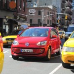 Kleinstwagen VW up auf den Strassen von New York