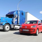Volkswagen up im US-Verkehr unter großen
