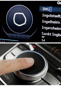 Das Dreh-/Drück-Steller des MMI des Audi A3