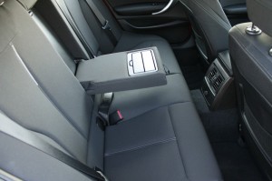 Die hinteren Sitze im BMW 1er 116d