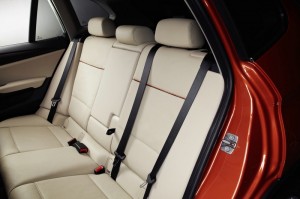 Die hinteren Sitze des BMW X1
