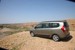 Der neue Dacia Lodgy in der seitenansicht