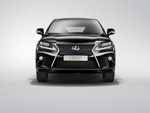 Frontansicht des Lexus RX 450h F-Sport