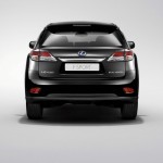 Heckansicht des Lexus RX 450h F-Sport
