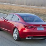 Mazda Takeri in der Heckansicht