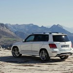 Die neue Mercedes-Benz GLK-Klasse in der Heckansicht