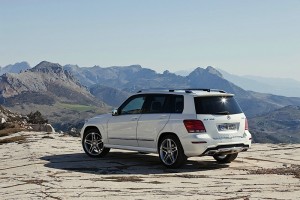 Die neue Mercedes-Benz GLK-Klasse in der Heckansicht