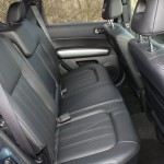 Die hinteren Sitze des Nissan X-Trail 2.0 dCi LE
