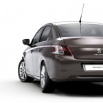 Heckansicht des neuen Peugeot 301